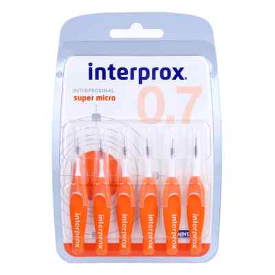Interprox reg super micro orange Interdentalb.blis 6 stk von DENTAID GmbH PZN 06130643