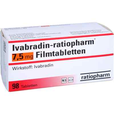 Ivabradin ratiopharm 7,5 mg Filmtabletten