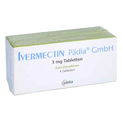 Ivermectin Pädia Gmbh 3 Mg Tabletten 2X4 stk von Pädia GmbH PZN 17390732