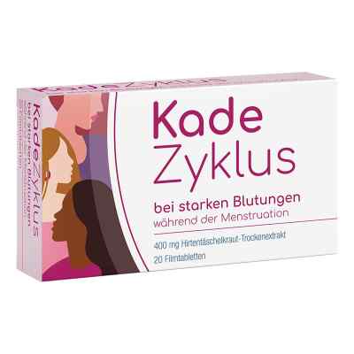 Kadezyklus bei starken Blutungen während der Menstruation 400mg  20 stk von DR. KADE Pharmazeutische Fabrik  PZN 17874401