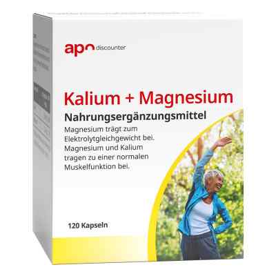 Kalium + Magnesium Aktiv Kapseln 120 stk von Apologistics GmbH PZN 17174419