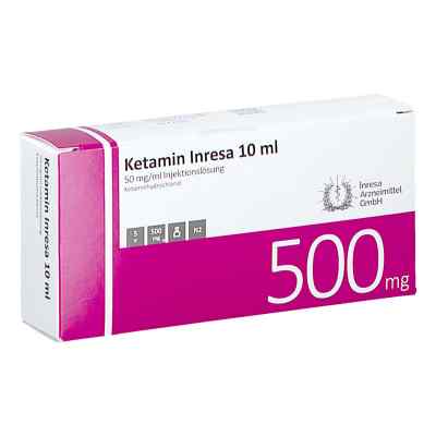 Ketamin Inresa 10 ml 500 mg Injektionslösung 5 stk von Inresa Arzneimittel GmbH PZN 07714091