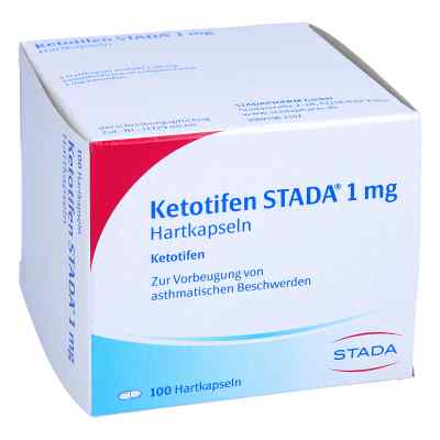 Ketotifen Stada 1 mg Hartkapseln 100 stk von STADAPHARM GmbH PZN 03989425