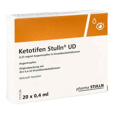 Ketotifen Stulln UD 0,25mg/ml Augentropfen 20X0.4 ml von PHARMA STULLN GmbH PZN 07004515