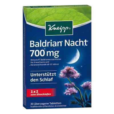Kneipp Baldrian Nacht überzogene Tabletten 30 stk von Kneipp GmbH PZN 10141919