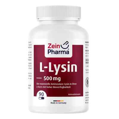 L-lysin 500 Mg Kapseln 90 stk von Zein Pharma - Germany GmbH PZN 18715159