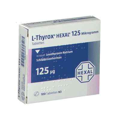L-Thyrox HEXAL 125μg 100 stk von Hexal AG PZN 00811773