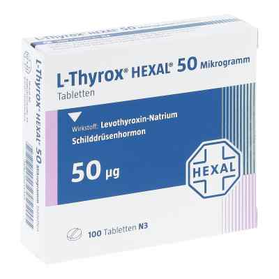 L-Thyrox HEXAL 50μg 100 stk von Hexal AG PZN 00811709