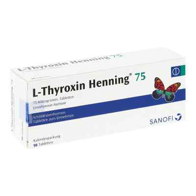 L-Thyroxin Henning 75 98 stk von Sanofi-Aventis Deutschland GmbH PZN 00300423