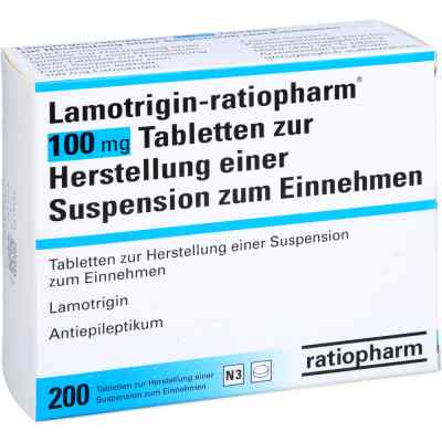 Lamotrigin-ratiopharm 100mg suspendierbare Tabletten