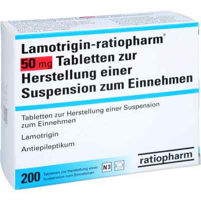 Lamotrigin-ratiopharm 50mg suspendierbare Tabletten