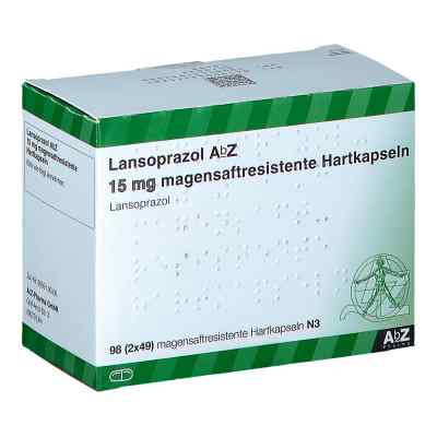 Lansoprazol AbZ 15mg 98 stk von AbZ Pharma GmbH PZN 04317538