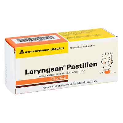 Laryngsan Pastillen 50 stk von Mylan Healthcare GmbH PZN 02180242