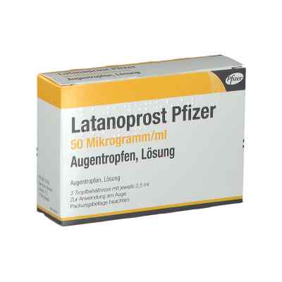 Latanoprost Pfizer 50 Mikrogramm/ml Augentropfen 3X2.5 ml von Viatris Healthcare GmbH PZN 09097260