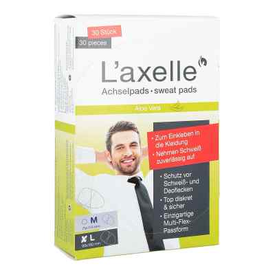 Laxelle Achselpads mit Aloe Vera Größe l 30 stk von Functional Cosmetics Company AG PZN 00102924