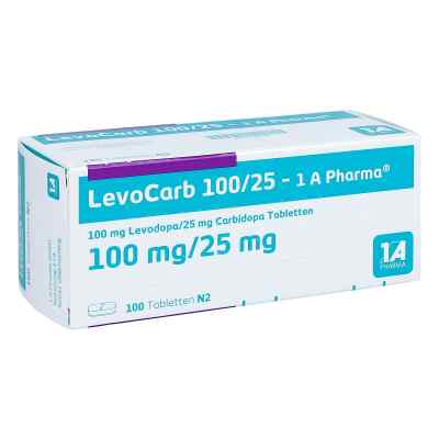 LevoCarb 100/25-1A Pharma 100 stk von 1 A Pharma GmbH PZN 07510224