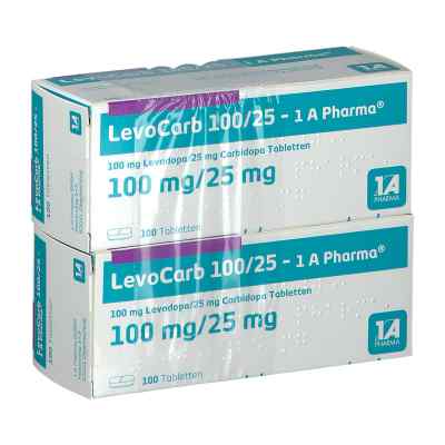 LevoCarb 100/25-1A Pharma 200 stk von 1 A Pharma GmbH PZN 07510230