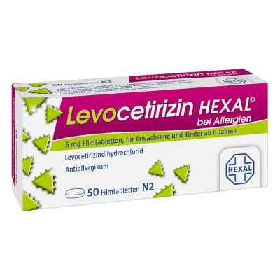 Levocetirizin Hexal bei Allergien 5 mg Filmtabletten 50 stk von Hexal AG PZN 14241664