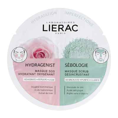 Lierac Masken Hydragenist+sebologie Gesichtsmaske 2X6 ml von Ales Groupe Cosmetic Deutschland PZN 16392657