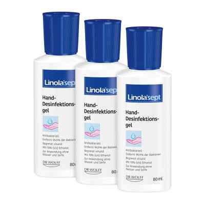 Linola Sept Hand-Desinfektionsgel 3x80 ml von  PZN 08101448