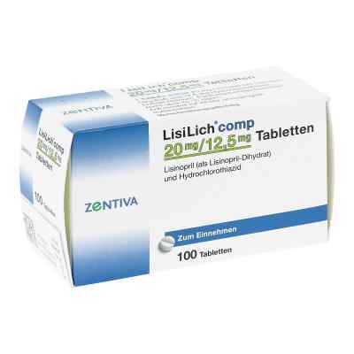 LisiLich comp 20mg/12,5mg 100 stk von Zentiva Pharma GmbH PZN 00783692
