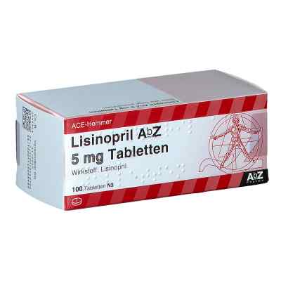 Lisinopril AbZ 5mg 100 stk von AbZ Pharma GmbH PZN 01016279