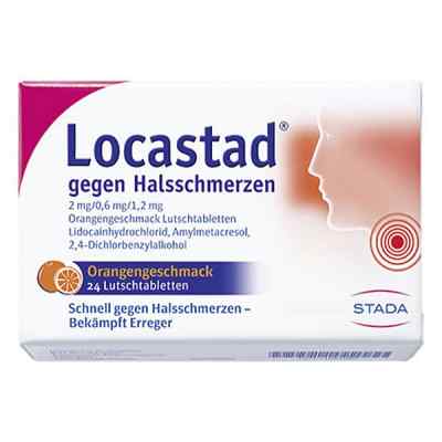 Locastad gegen Halsschmerzen 2mg/0,6mg/1,2mg Orange 24 stk von STADA GmbH PZN 11661087