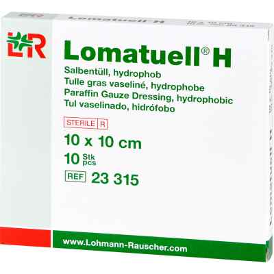 Lomatuell H Salbentüll 10x10 cm st.23315 10 stk von ToRa Pharma GmbH PZN 08454864