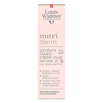 Louis Widmer nutriderm Getönte Tagescreme UV 20 -Natural 01 o.p 30 ml von LOUIS WIDMER GmbH PZN 18442081
