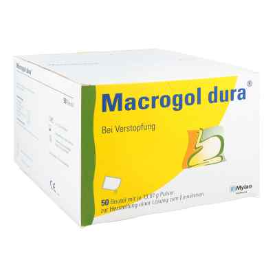 Macrogol dura Pulv.z.herst.e.lsg.z.einnehmen 50 stk von Mylan Healthcare GmbH PZN 07235924