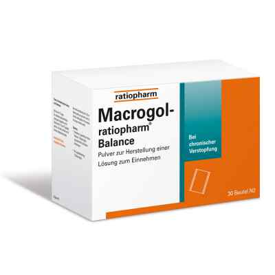 Macrogol-ratiopharm Balance 30 stk von ratiopharm GmbH PZN 06553102