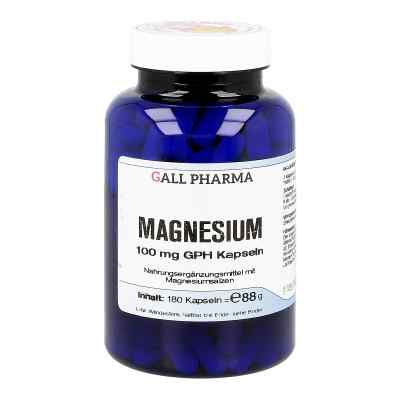 Magnesium 100 mg Gph Kapseln 180 stk von Hecht-Pharma GmbH PZN 09919087