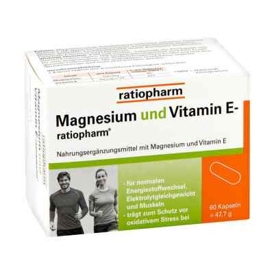 Magnesium Und Vitamin E ratiopharm Kapseln 60 stk von ratiopharm GmbH PZN 03935530