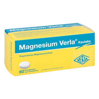 Magnesium Verla Kautabs 60 stk von Verla-Pharm Arzneimittel GmbH &  PZN 12354536