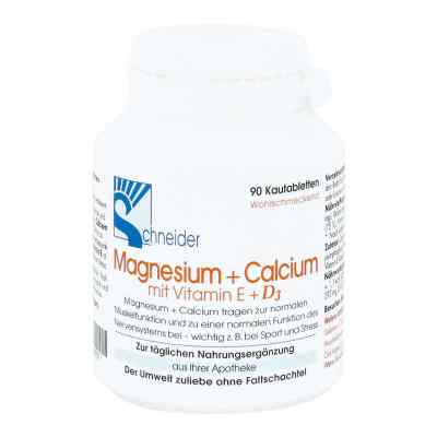 Magnesium+calcium Kautabletten 90 stk von J.Schneider GmbH PZN 01169652