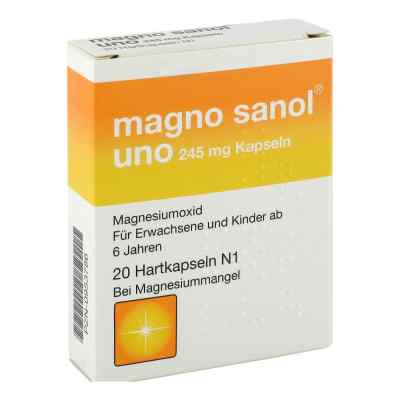 Magno Sanol uno 245 mg Hartkapseln 20 stk von APONTIS PHARMA Deutschland GmbH  PZN 00953786