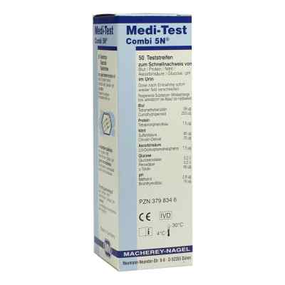 Medi Test Combi 5n Teststreifen 50 stk von MACHEREY-NAGEL GmbH & Co. KG PZN 03798346