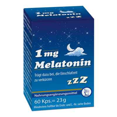 Melatonin 1mg Kapseln 60 stk von Pharma Peter GmbH PZN 17212002