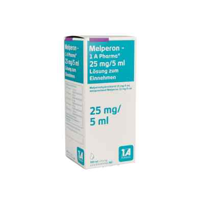Melperon-1A Pharma 25mg/5ml Lösung zum Einnehmen 300 ml von 1 A Pharma GmbH PZN 10334021