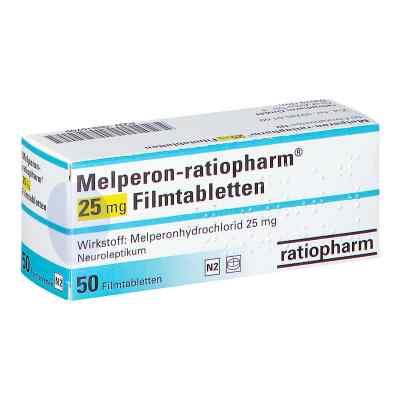 Melperon-ratiopharm 25 mg Filmtabletten 50 stk von ratiopharm GmbH PZN 08916709