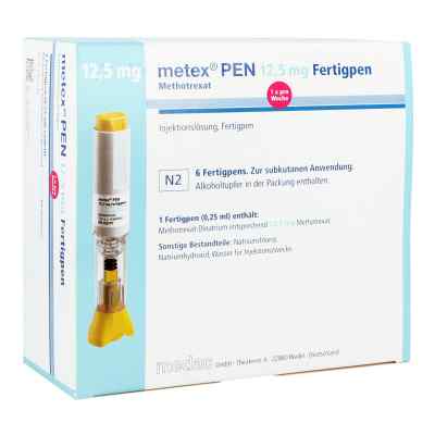 Metex Pen 12,5 mg iniecto -lsg.in einem Fertigpen 6 stk von Medac GmbH PZN 09668225
