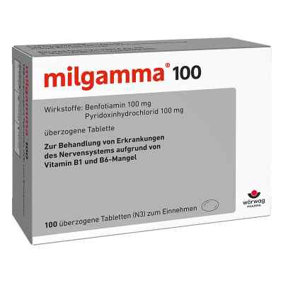 Milgamma 100 mg überzogene Tabletten 100 stk von Wörwag Pharma GmbH & Co. KG PZN 04847319