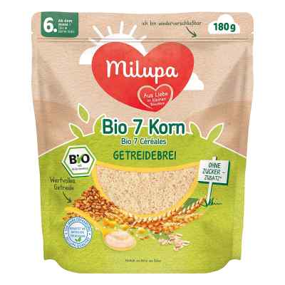 Milupa Getreidebrei Bio 7-Korn ab dem 6.Monat Pulver   von Danone Deutschland GmbH PZN 08101917