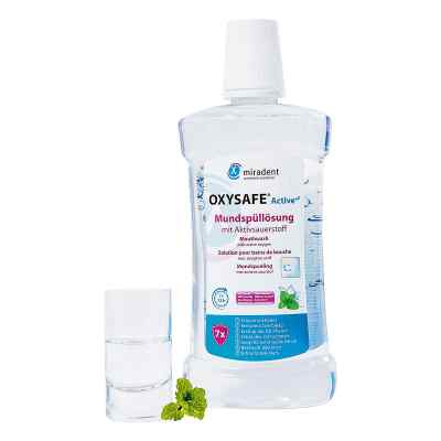 Miradent Oxysafe Active Mundspülung mit Aktivsauerstoff 500 ml von Hager Pharma GmbH PZN 17631331