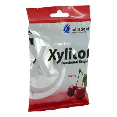 Miradent Zahnpflegebonbon Xylitol Drops Cherry 60 g von Hager Pharma GmbH PZN 09332672