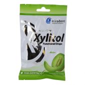 Miradent Zahnpflegebonbon Xylitol Drops Melon 60 g von Hager Pharma GmbH PZN 09332666
