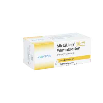 MirtaLich 15mg 100 stk von Zentiva Pharma GmbH PZN 05968462