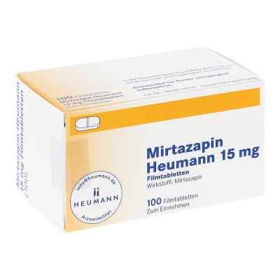 Mirtazapin Heumann 15mg 100 stk von HEUMANN PHARMA GmbH & Co. Generi PZN 00799931