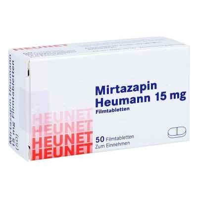 Mirtazapin Heumann 15mg Heunet 50 stk von Heunet Pharma GmbH PZN 05890493