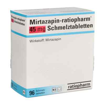 Mirtazapin-ratiopharm 45 mg Schmelztabletten